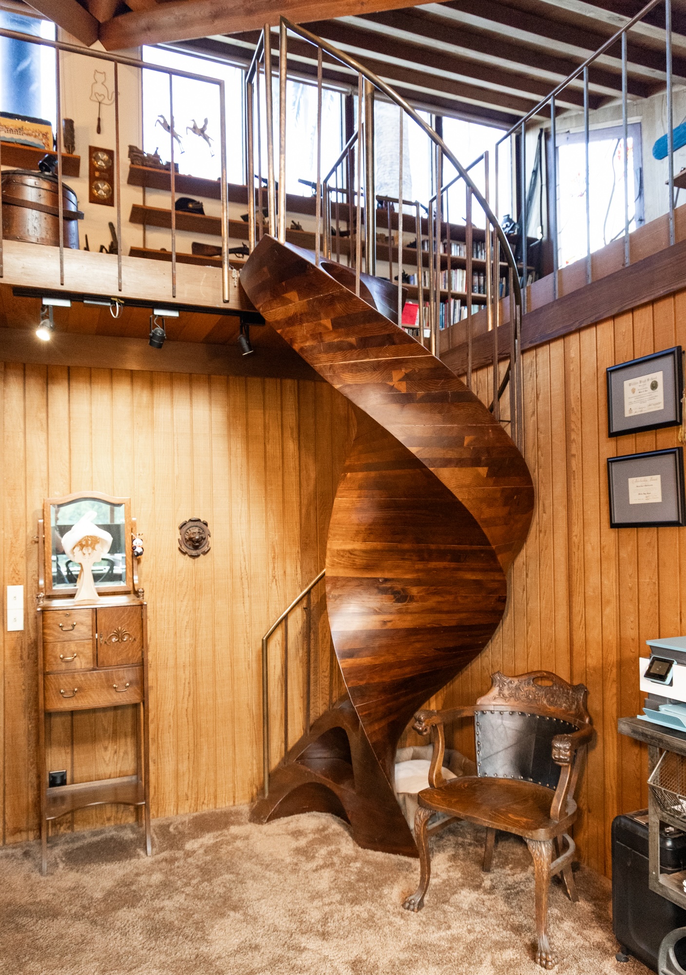Interior of the Gross home featured on the La Mesa History Center Home Tour